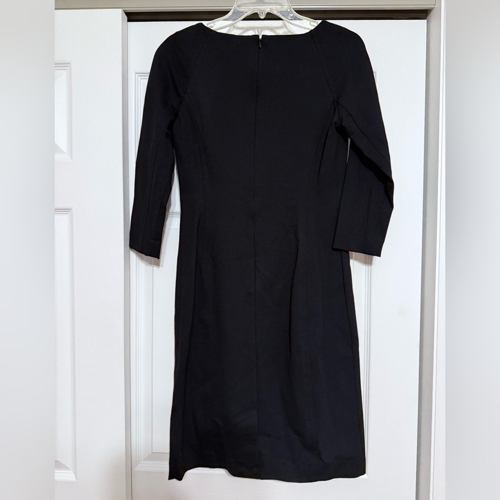 Brand New Talbots Black Ponte Sheath Dress - Size 4P - Picture 6 of 10